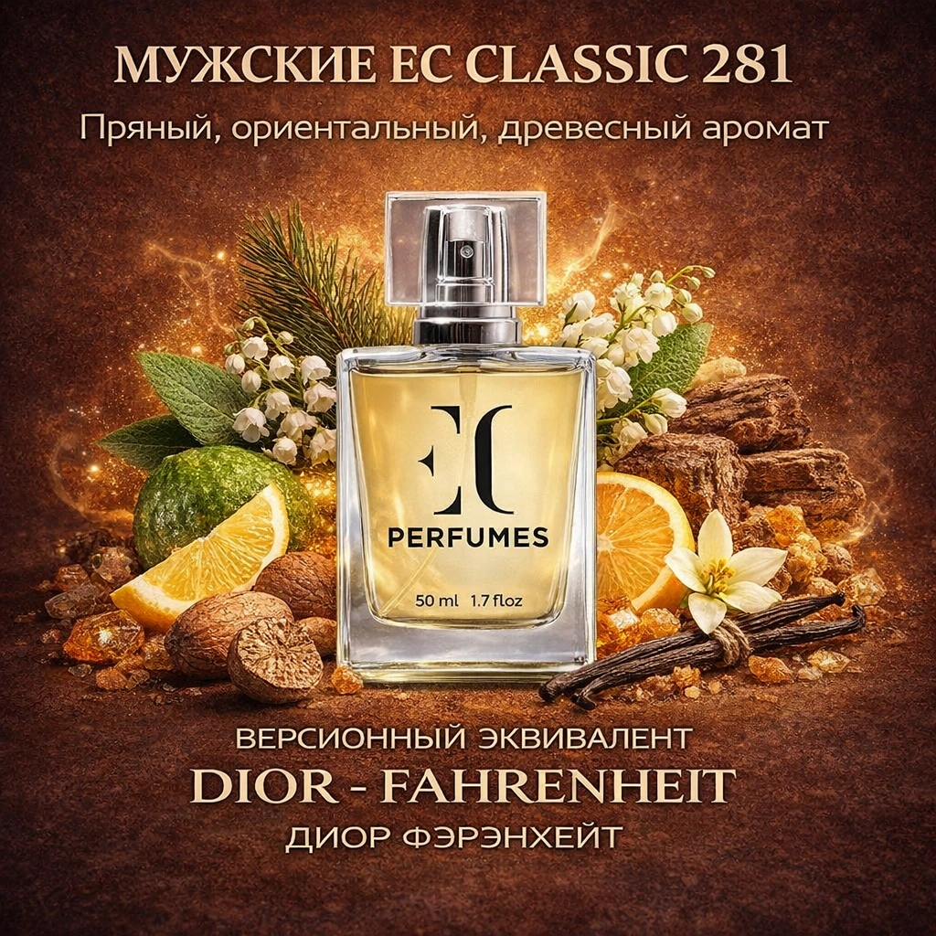 духи мужские классика ec classic 281 гринвей