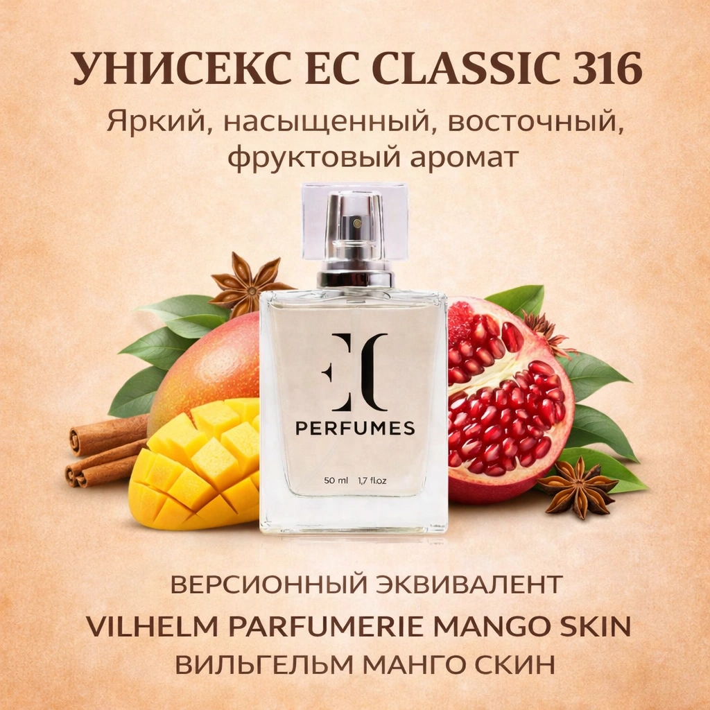 духи унисекс EC Classic 316 гринвей