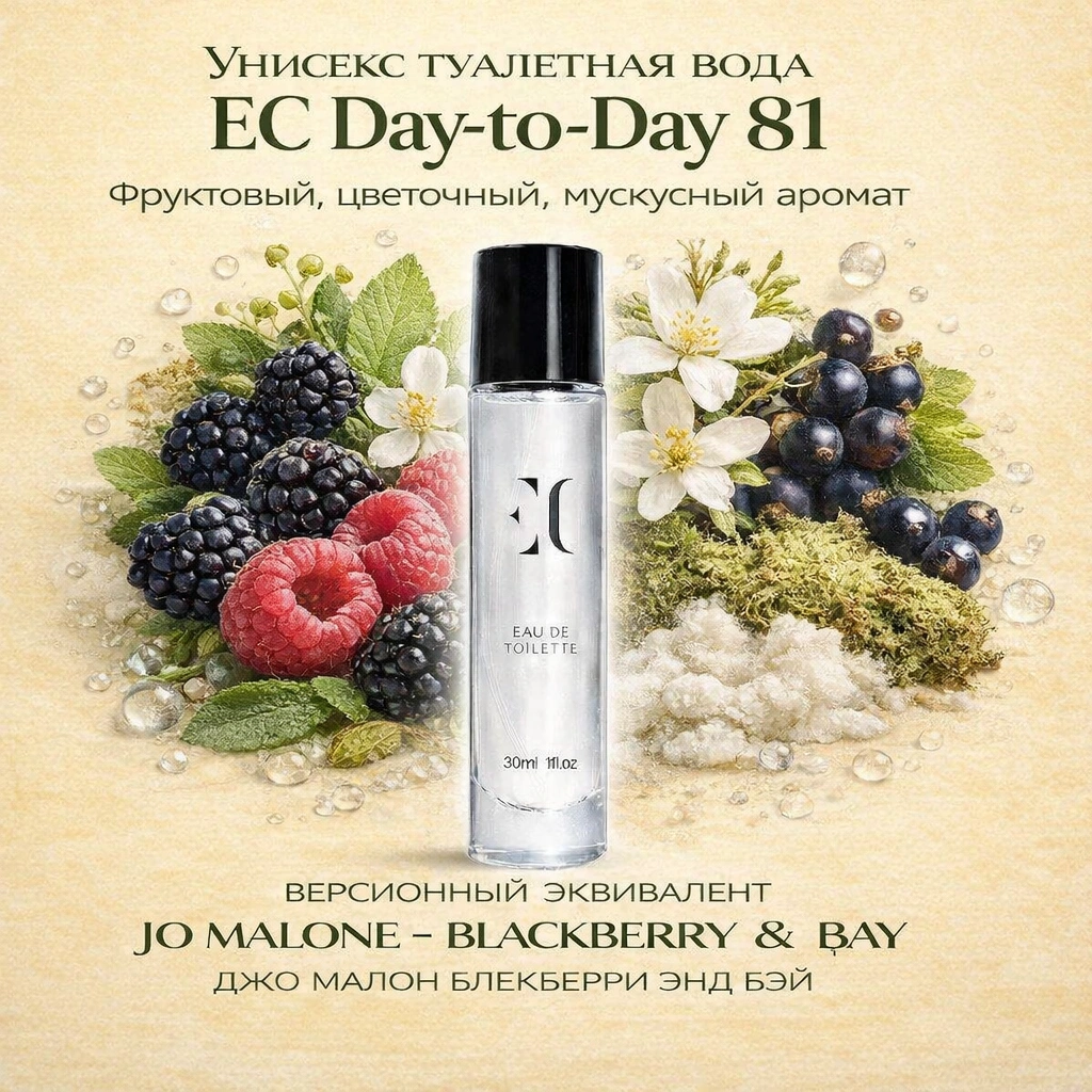 туалетная вода унисекс EC Day-to-Day 81 гринвей