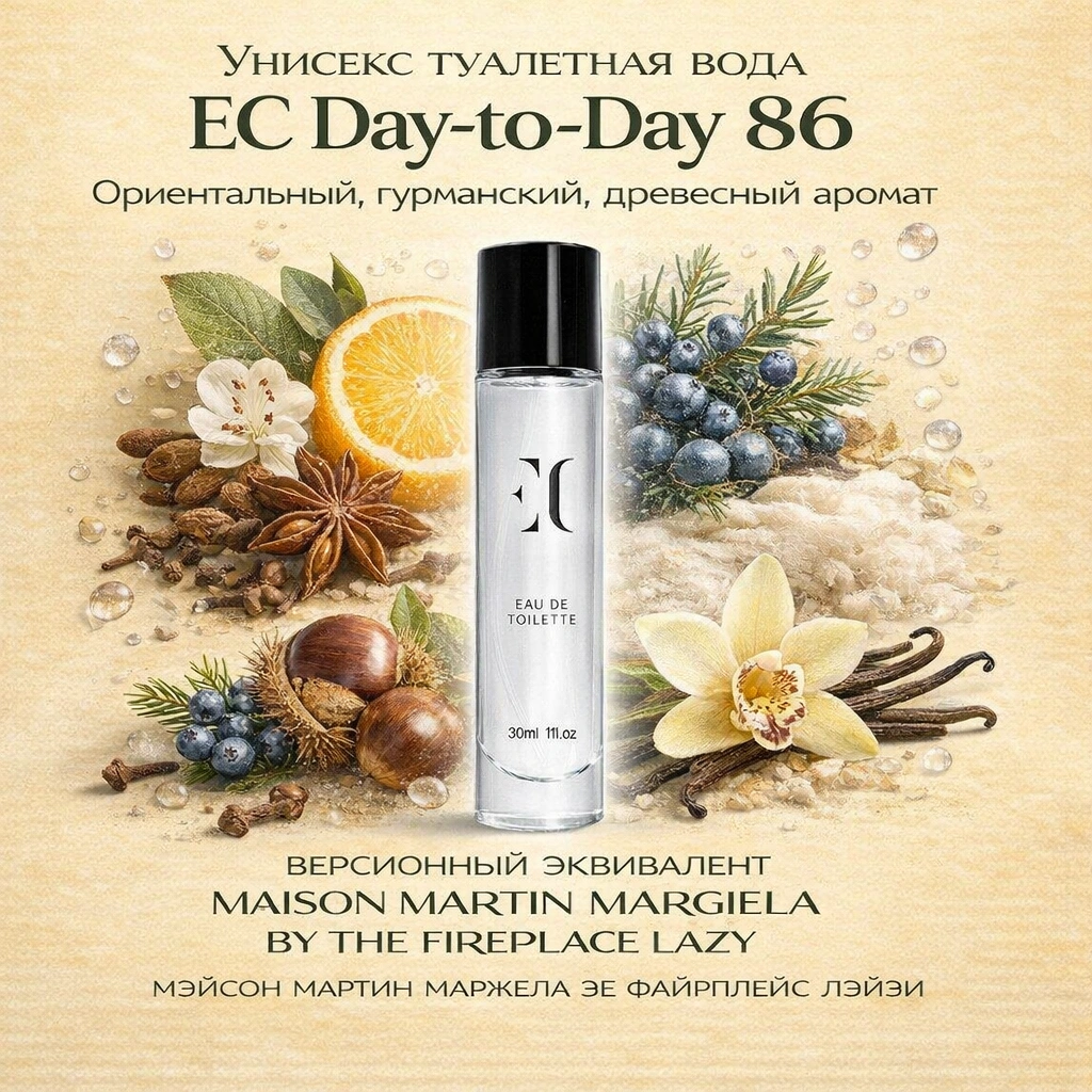 туалетная вода унисекс EC Day-to-Day 86 гринвей