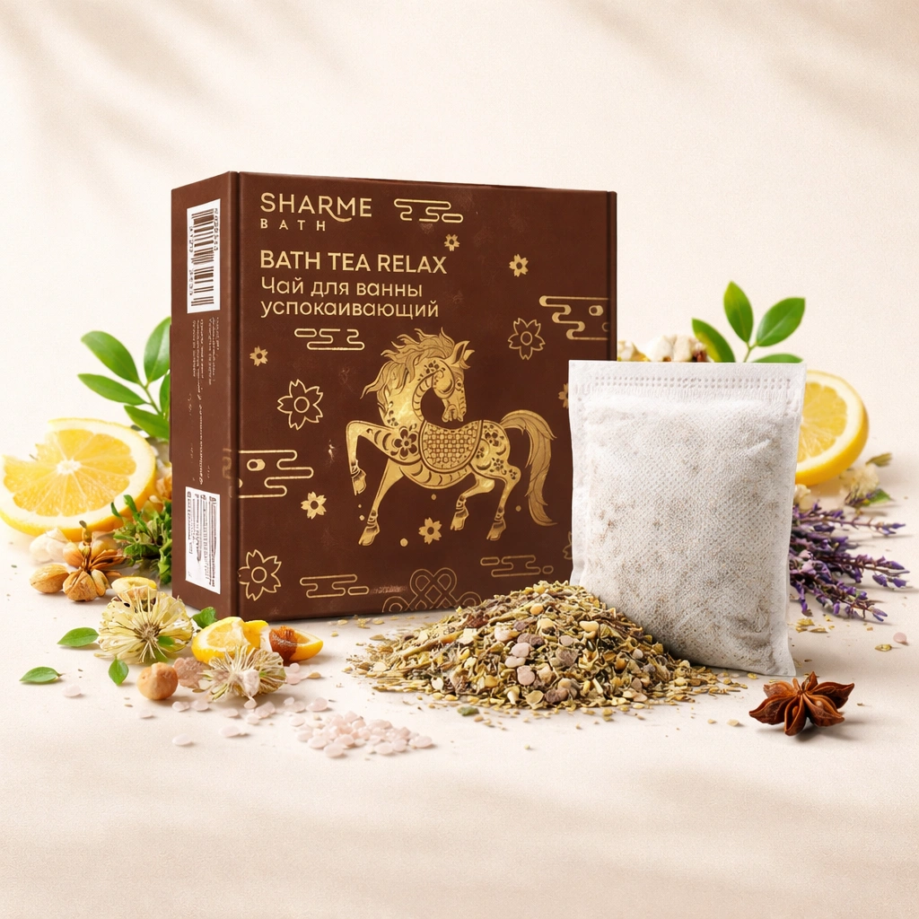успокаивающий чай для ванны sharme bath bath tea relax